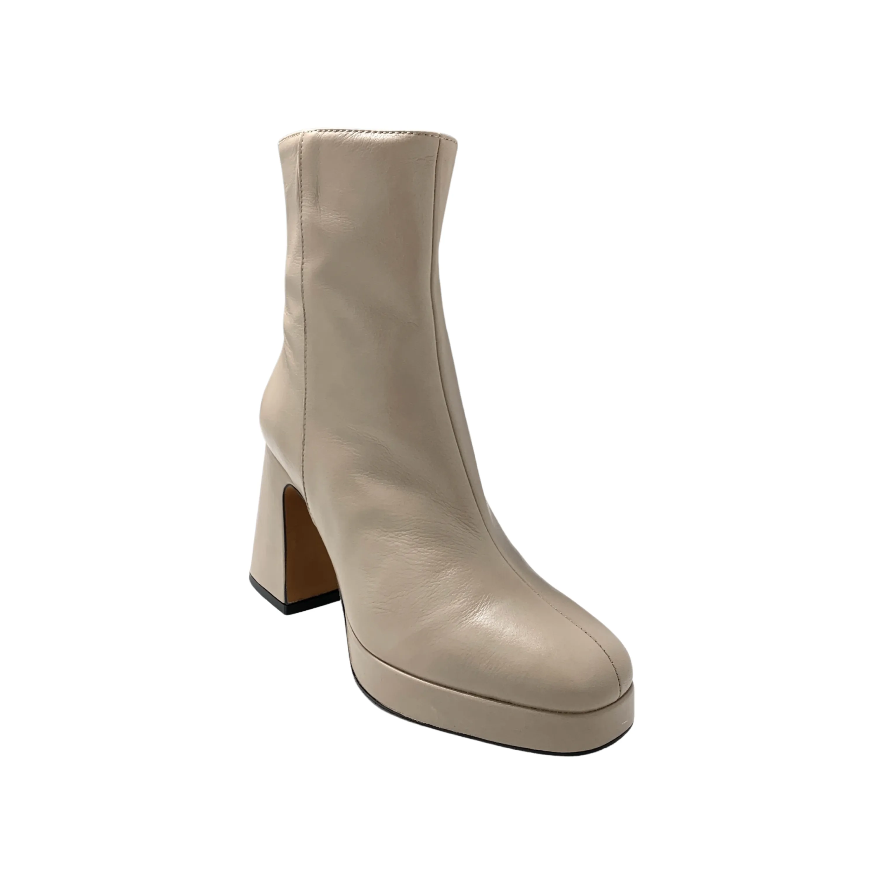 23568 Taupe Platform Boot