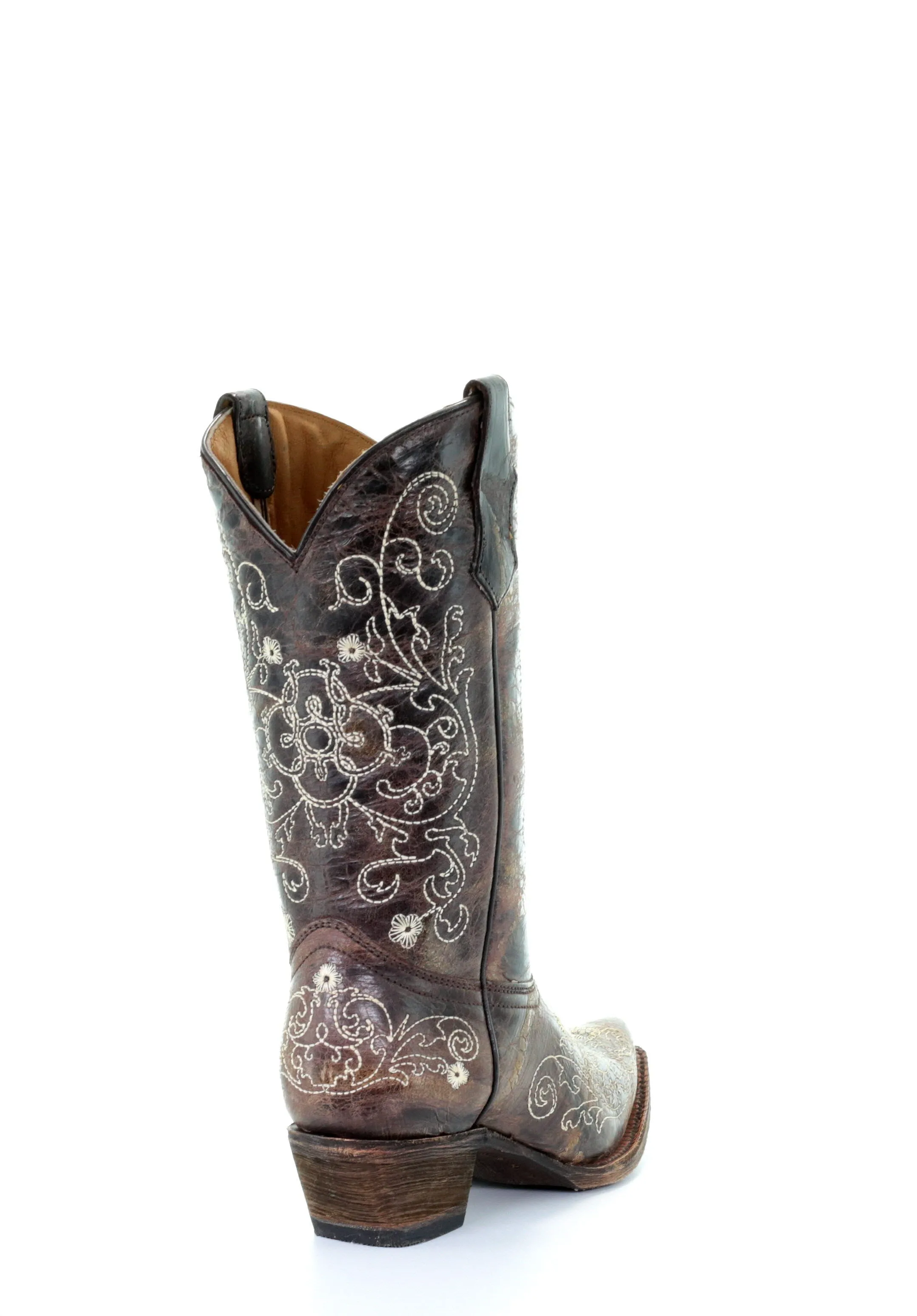 A1119--T BOOT CORRAL BLACK / BONE 02