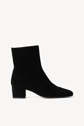 AIMEE SHORT BOOT | BLACK SUEDE