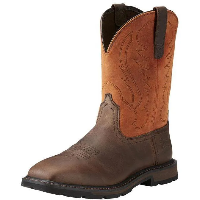 Ariat Men's Groundbreaker 10" Wide Stl Toe Western Work Boot - 10015191