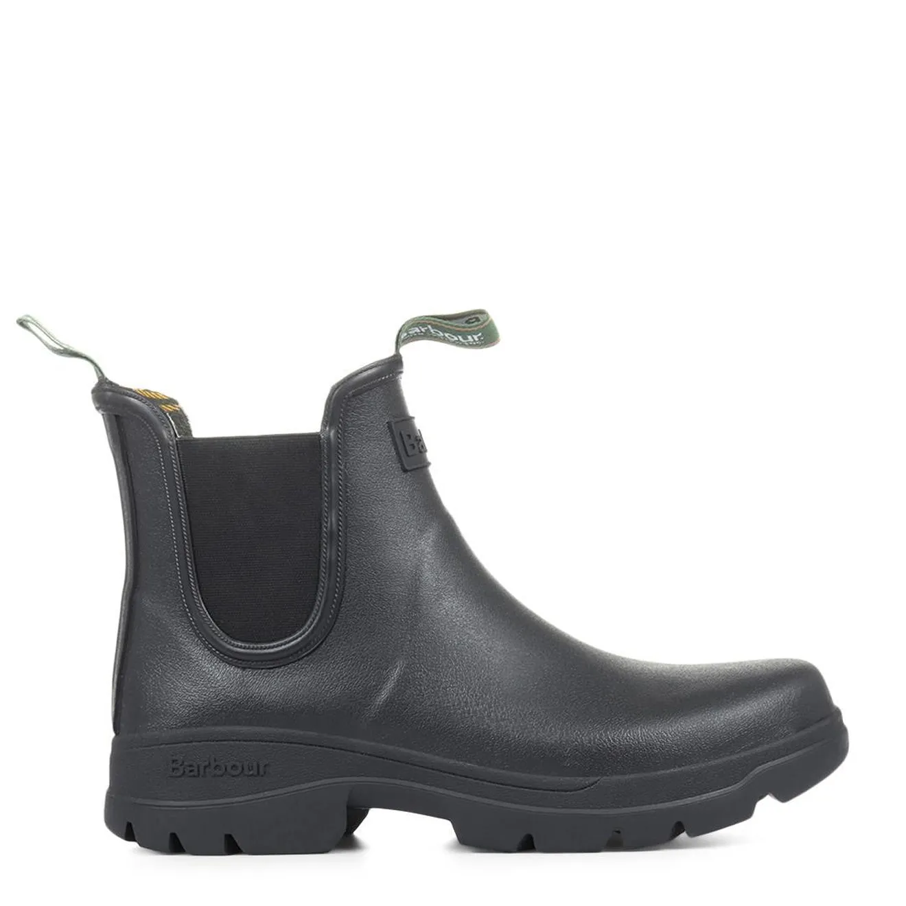 Barbour Fury Chelsea Wellington Boot Black