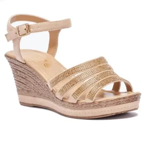 Beige Wedges