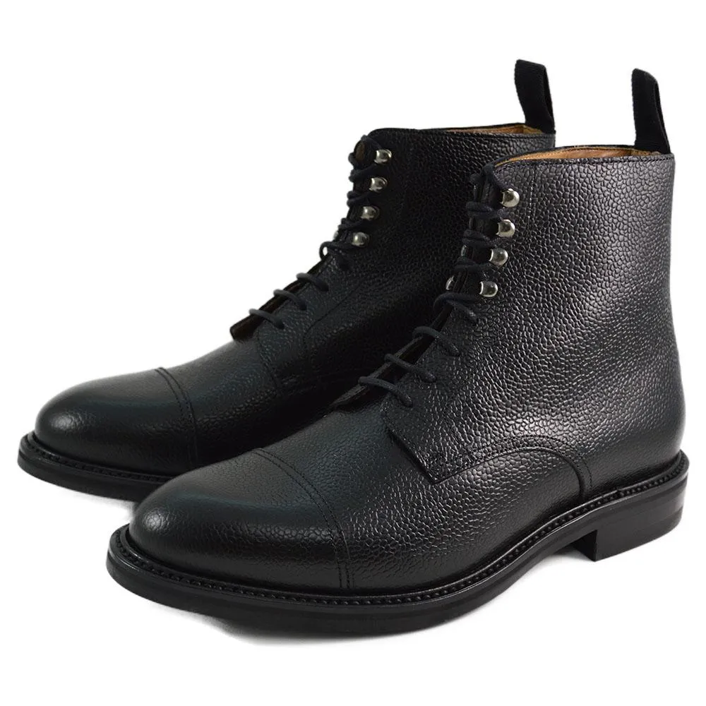 Berwick 1707 Grain Cap Toe Boot (321) - Black Grain