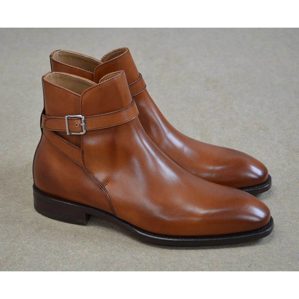 Berwick 1707 Jodhpur Boots in Vegano Tan - Elegant Vegan Leather Footwear for Stylish Comfort