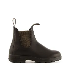 BLUNDSTONE BOOT 1924 NERO ELASTICO GLITTER RAME