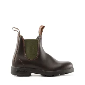 BLUNDSTONE BOOT 519 MARRONE ELASTICO VERDE