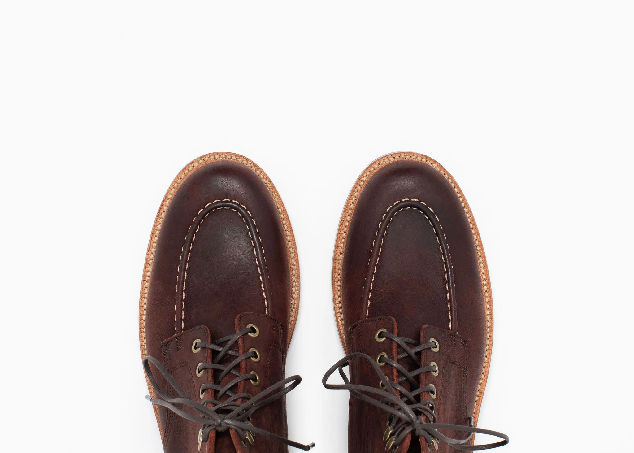 Brass Boot / Dark Burgundy Kudu