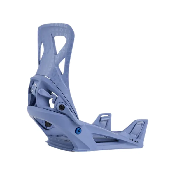 Burton 2024 Men's Step On Re:Flex Snowboard Bindings - Slate Blue/Logo