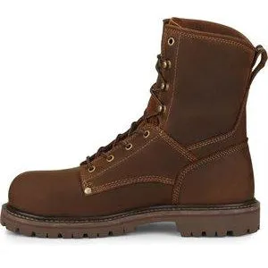 Carolina Men's 8" Comp Toe Unlined Work Boot - Brown - CA8628