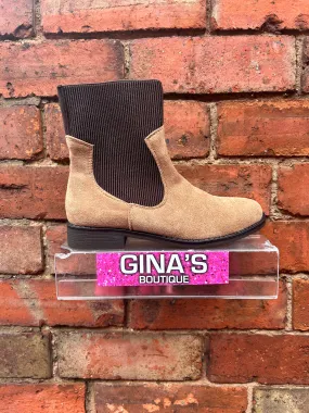 Chelsea Style Pull On Sock Boot