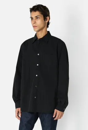 Cloak Button Up / Black