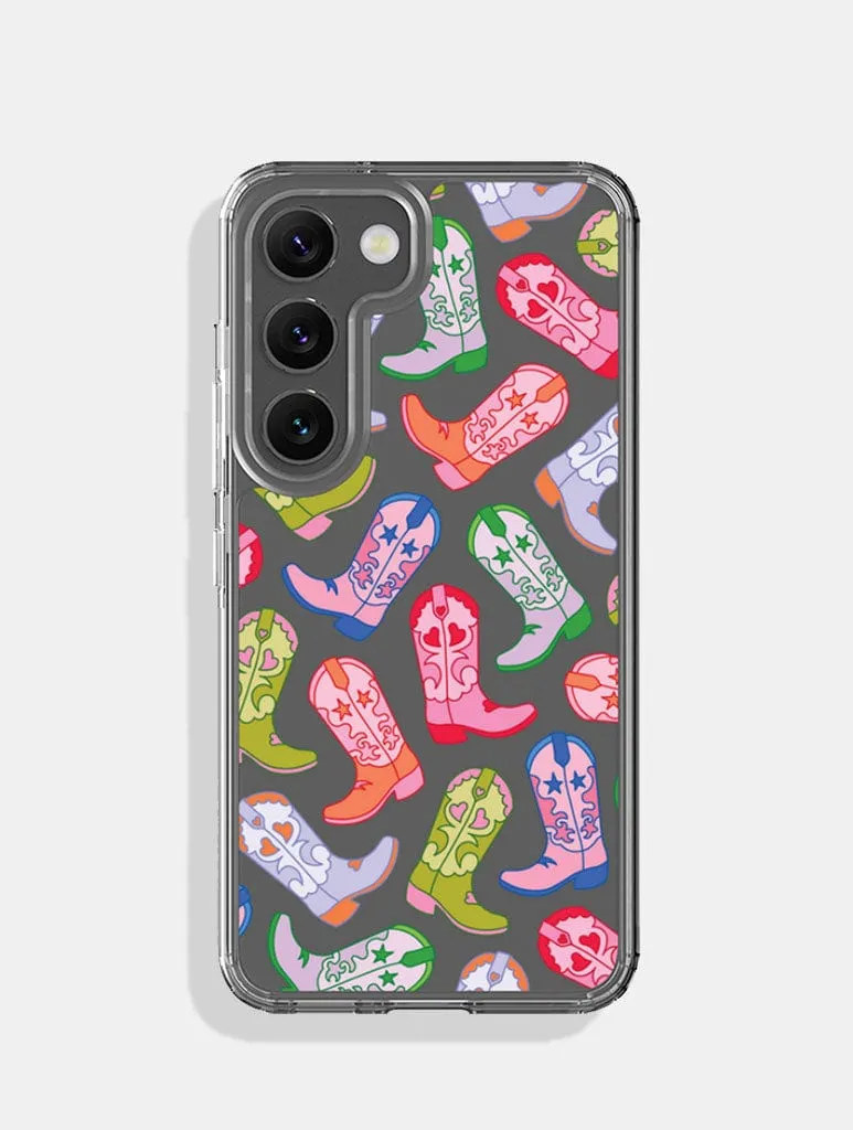 Cowboy Boot Repeat Android Case