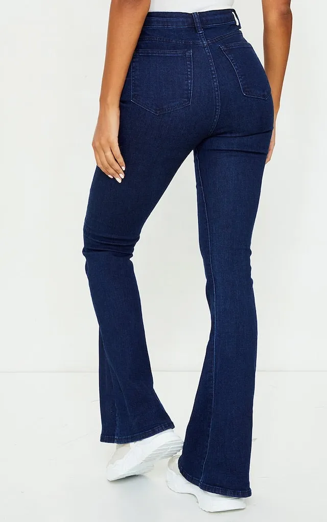 Dark Blue Bootcut Flare Jeans