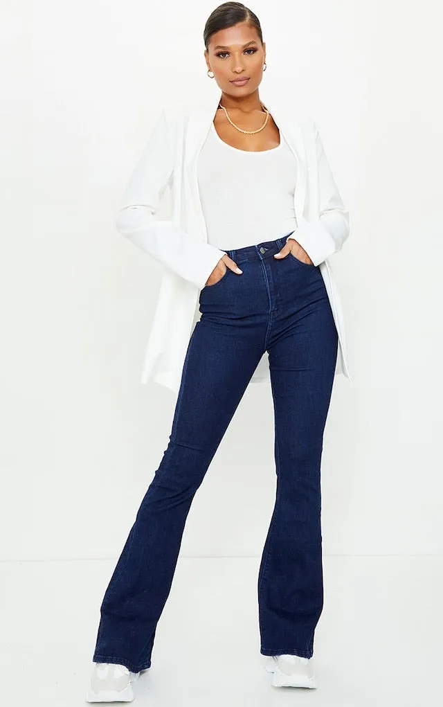 Dark Blue Bootcut Flare Jeans