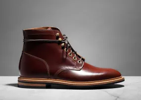 Garnet Diesel Boot in Premium Shell Cordovan Leather