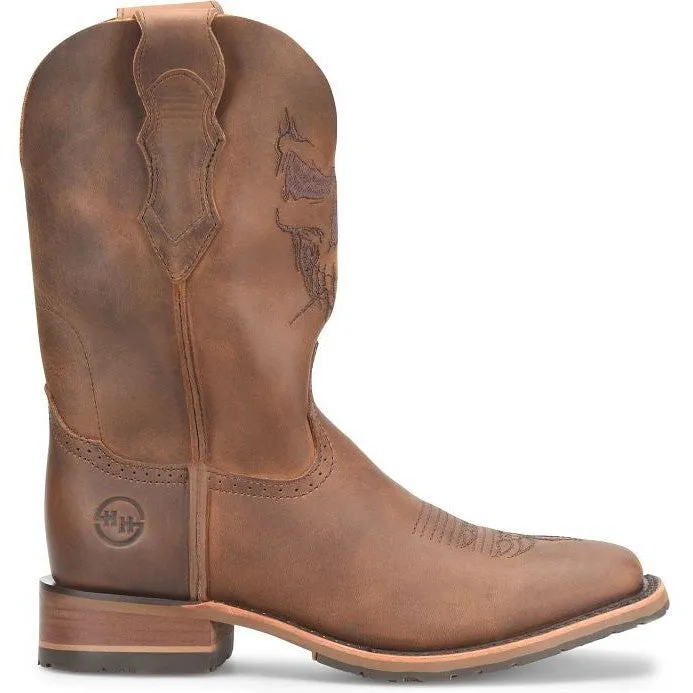 Double H Men's Stockman 11" Wide Western Work Boot -Brown- DH7034