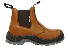 Kerosene Light Brown Dealer Safety Boot