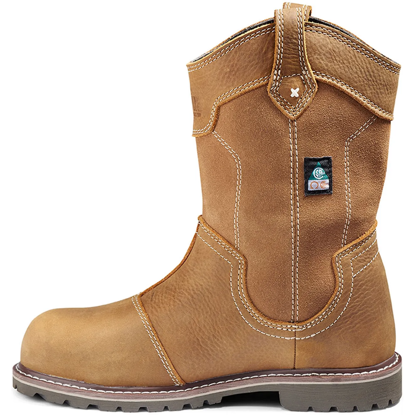 Kodiak Women's Bralorne Comp Toe WP Wellington Work Boot -Wheat- 8354WT