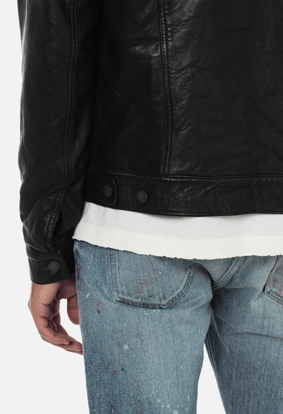 Leather Thumper Jacket Type III / Black