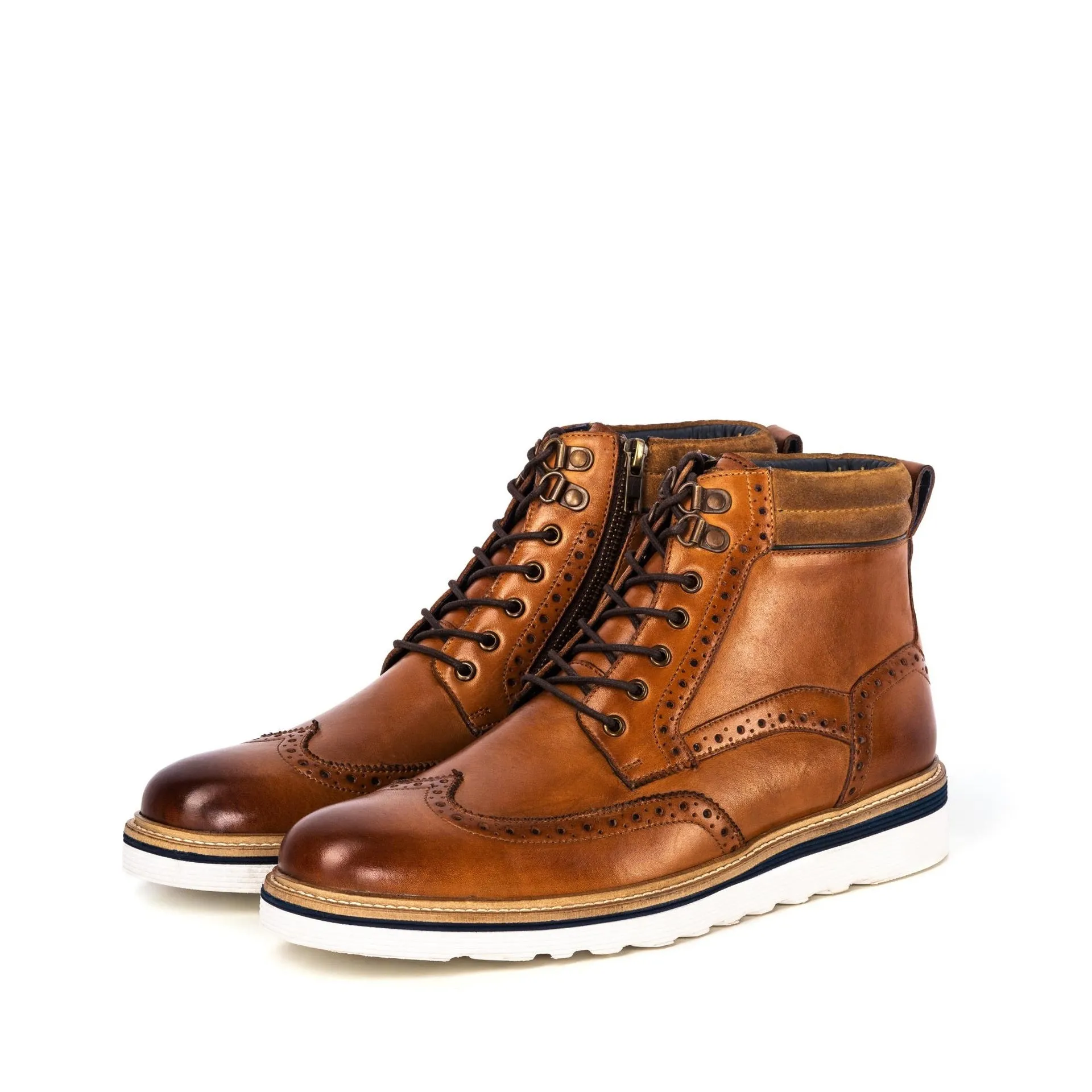 LINTON 2.0 TAN BROGUE BOOT