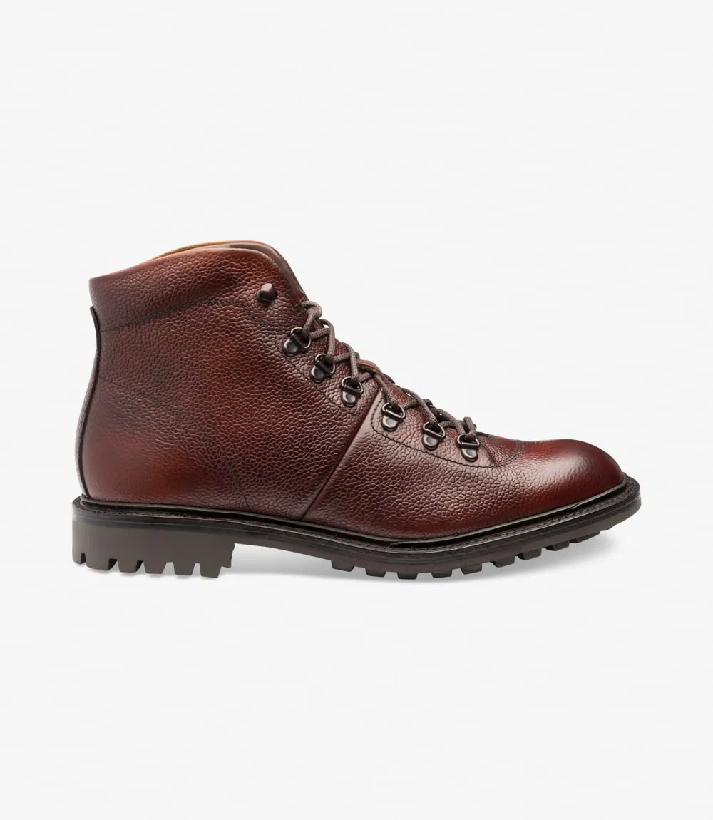 Loake Hiker Premium Oxblood Grain Lace-Up Boot