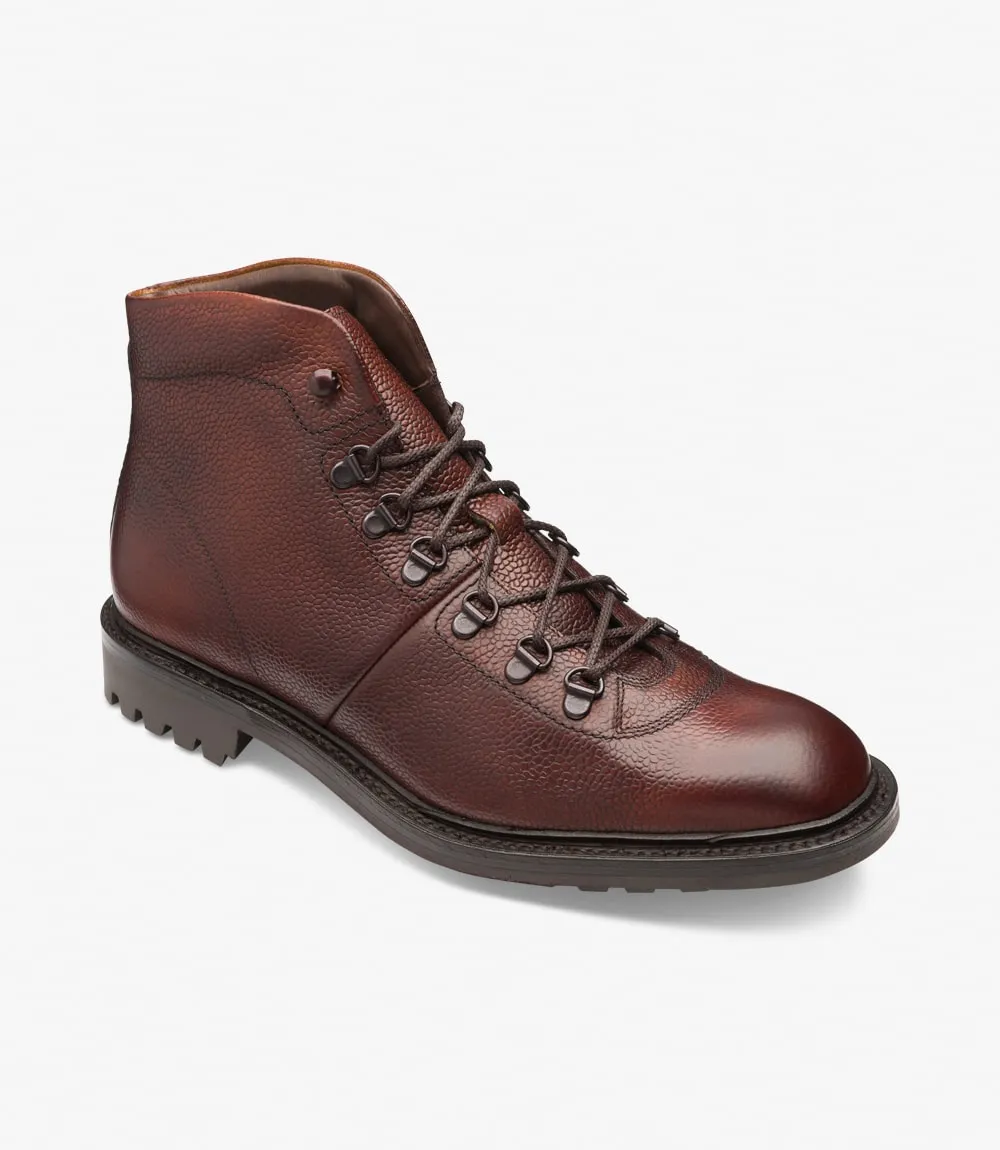 Loake Hiker Premium Oxblood Grain Lace-Up Boot