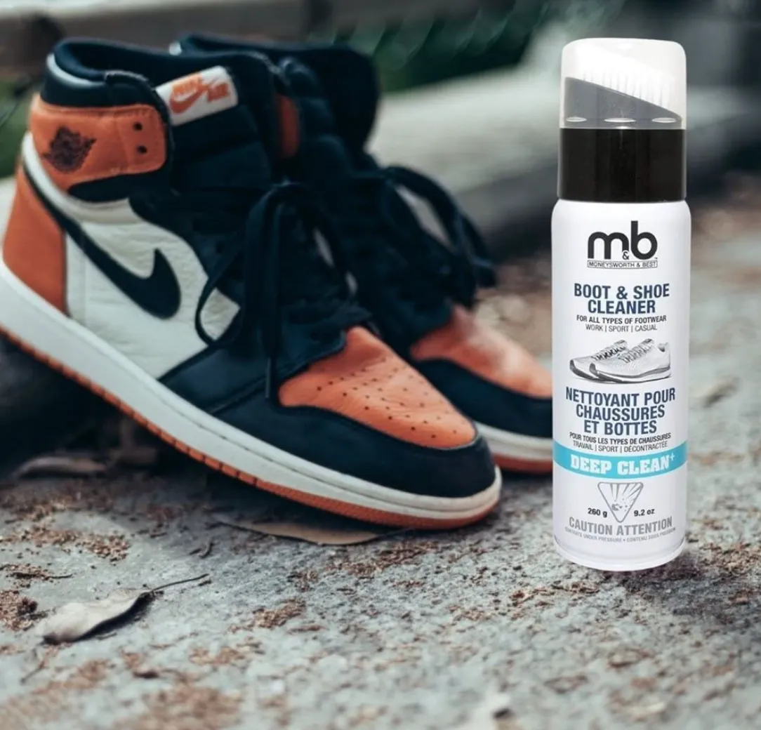 M&B Boot & Shoe Foam Cleaner