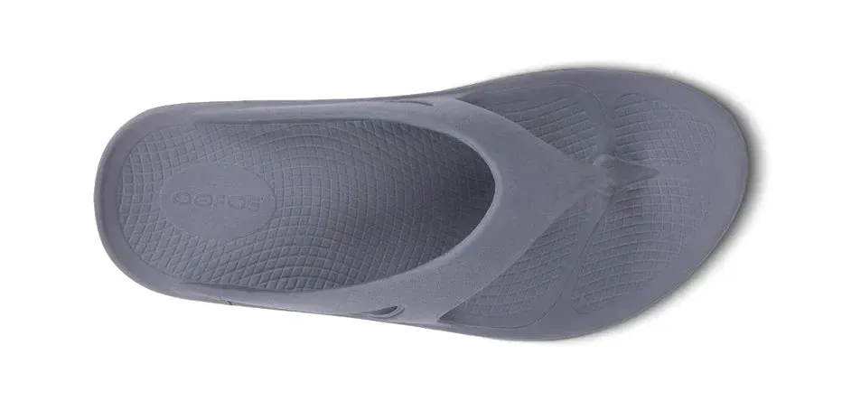 Oofos Ooriginal Recovery Thong Sandal - Slate