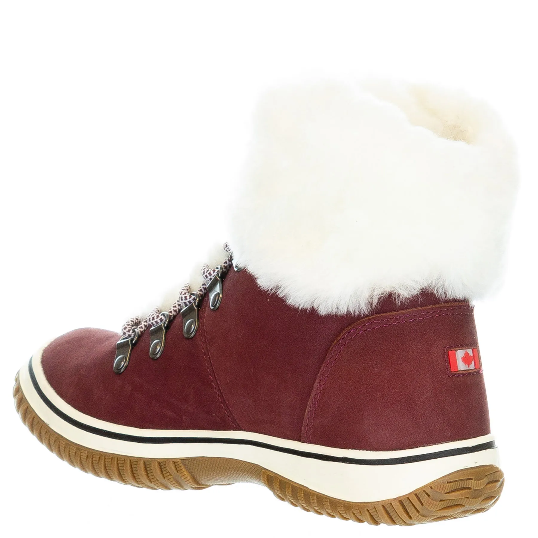 Pajar Women's Galat Winter Shearling Boot - WINE