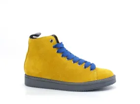 PAN CHIC Ankle Boot Suede Sneaker Pelo Yellow Electric Blue P01W1400200006