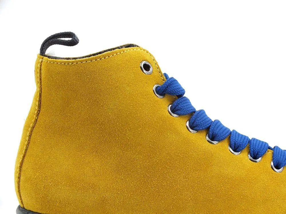 PAN CHIC Ankle Boot Suede Sneaker Pelo Yellow Electric Blue P01W1400200006