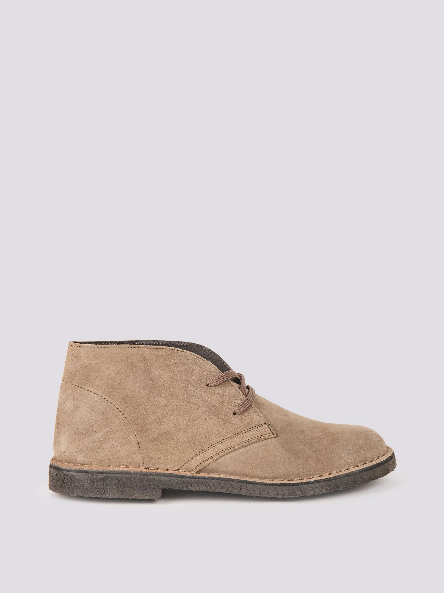 Polacchino Desert Boot in camoscio beige