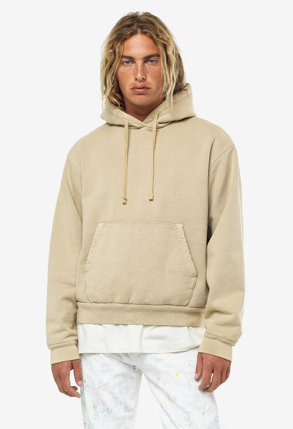 Replica Hoodie / Vintage Tan