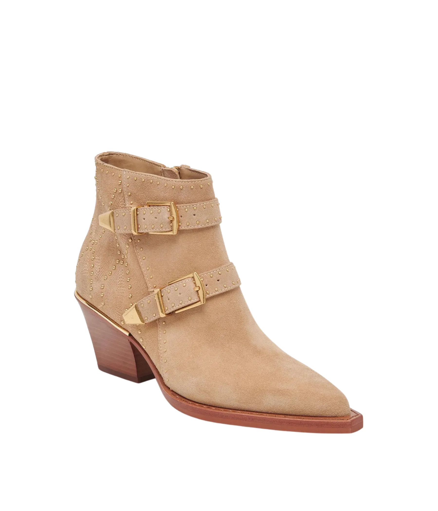 Ronnie Ankle Boot in Camel Suede