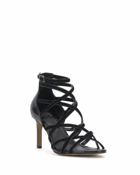 Vince Camuto ARCELLA BLACK/VELVET GROSSGRAIN SOFT P