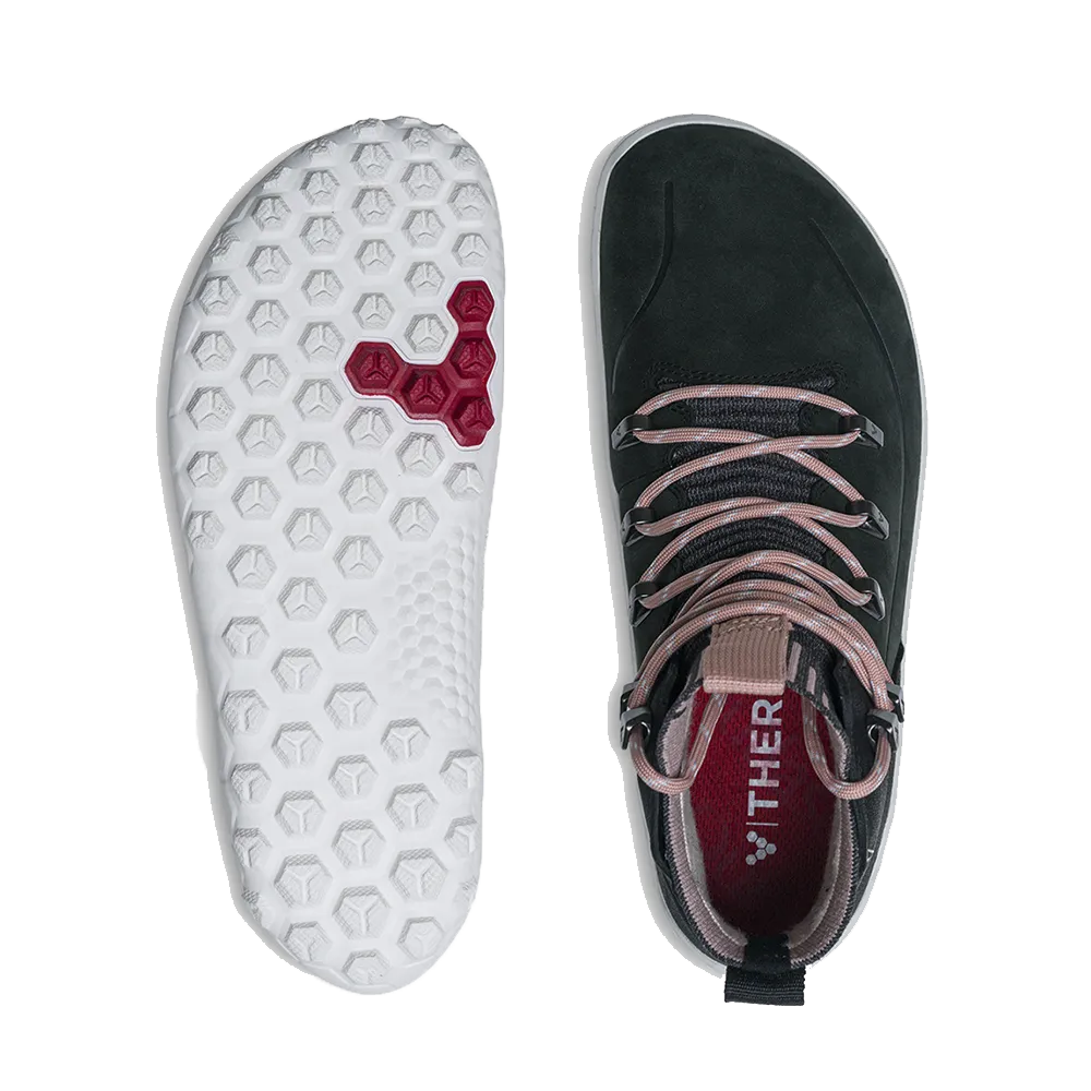 Vivobarefoot Tracker Decon FG2 Womens Obsidian / Misty Rose