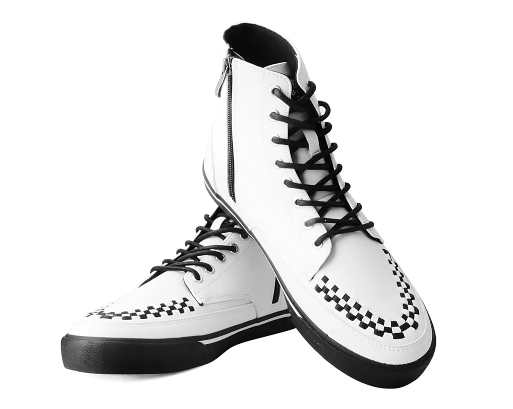 White TUKskin 8-Eye Sneaker Boot